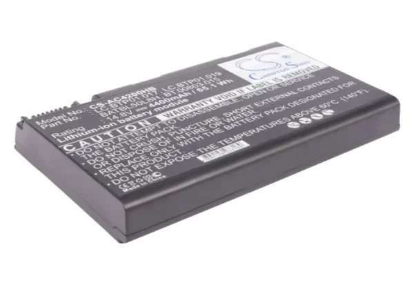 Acer Aspire 3103, Aspire 5634WLMi, TravelMate 5210 Series Replacement Battery 4400mAh / 65.12Wh