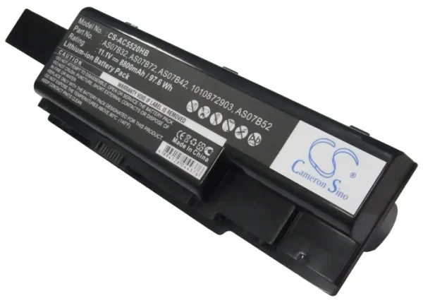 Acer Aspire 5920G, Aspire 7520, Aspire 8920 Series Replacement Battery 8800mAh / 97.68Wh - Image 3