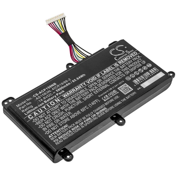 Acer Predator 15 G9-591, GX-7, Predator 17 G9-792 Series Replacement Battery 5800mAh / 85.84Wh - Image 4