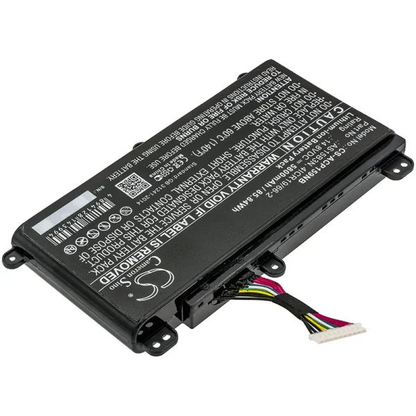 Acer Predator 15 G9-591, GX-7, Predator 17 G9-792 Series Replacement Battery 5800mAh / 85.84Wh - Image 2