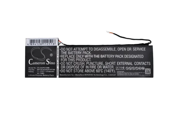 Acer Aspire P3-131, Aspire P3-131-4602, Aspire P3-131-4833 Replacement Battery 4750mAh / 52.73Wh