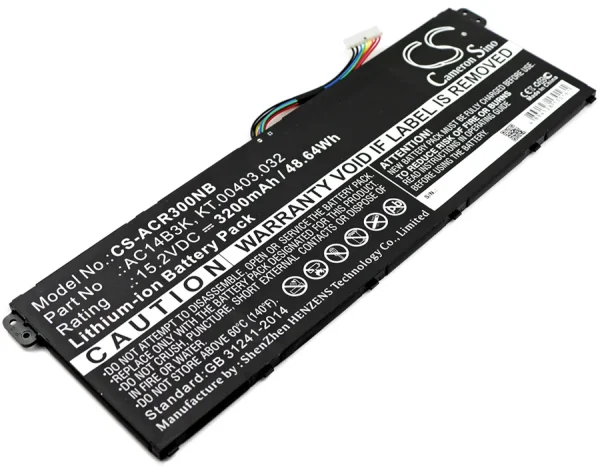 Acer TravelMate B117, P449, Swift 3 SP, SF, Series Replacement Battery 3200mAh / 48.64Wh - Image 2