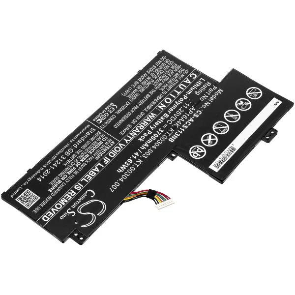 Acer Swift 1 SF113, Aspire One Cloudbook AO1-13, AO1-132 Series Replacement Battery 3700mAh / 41.63Wh - Image 3