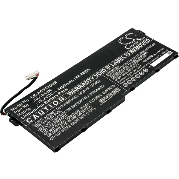 Acer Aspire V17 Nitro, Aspire V17 Nitro BE, VN7-791G-792A, VN7-792G, VN7-792G-74Q4, VN7-793G, VN7-793G-706L Replacement Battery 4400mAh / 66.88Wh - Image 4