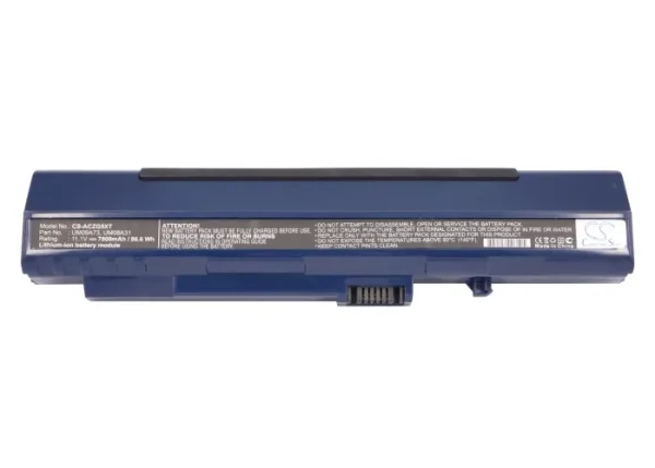 Acer Blue Aspire One AOA, AOD, D150, A150 Series Replacement Battery 7800mAh