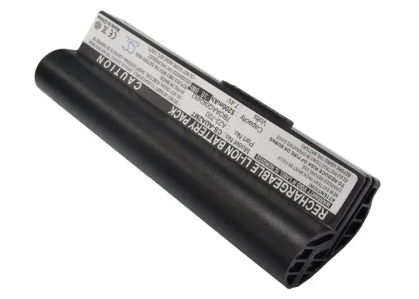 Asus Black Eee PC 2G, Eee PC 4G, Eee PC 8G, Eee PC 900 Series Replacement Battery 5200mAh - Image 2