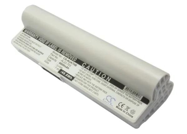 Asus White Eee PC 701, 900 Series Replacement Battery 6600mAh - Image 3