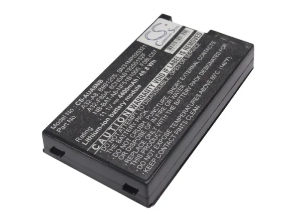 Asus A8, A8000, F50Gx, N80Vn, X88 Series Replacement Battery 4400mAh/48.84Wh - Image 4