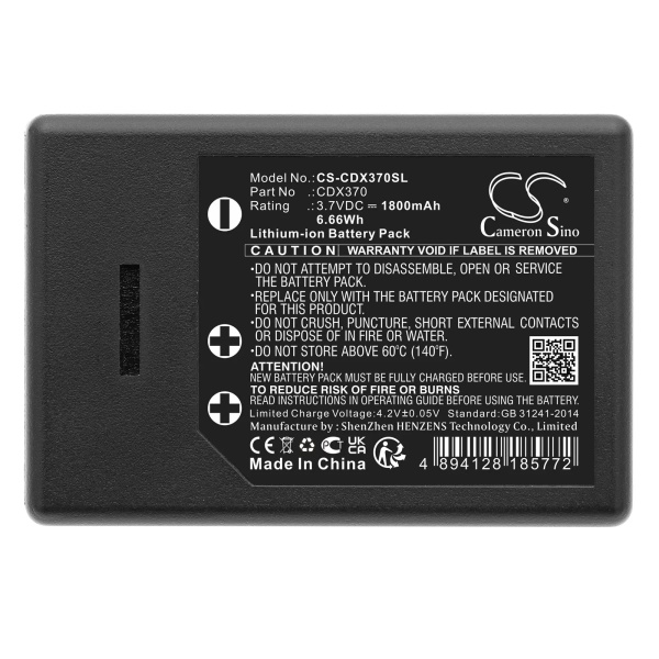 CorDEX ToughPix DigiTherm Replacement Battery 1800mAh / 6.66Wh