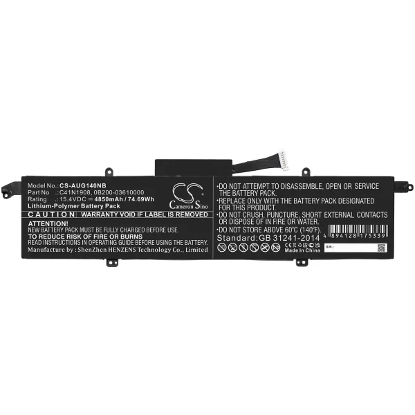 Asus ROG Zephyrus G14 GA401 Series Replacement Battery 4850mAh / 74.69Wh