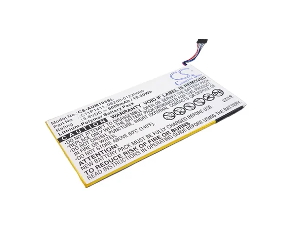 Asus K01E, ME0310K 1B, ME0310K 6A, ME103K 1A, MeMO Pad 10 ME103K Replacement Battery 5000mAh / 19.00Wh - Image 4