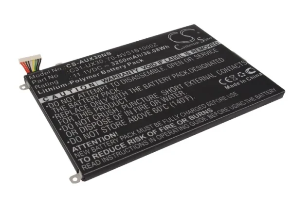 Asus UX30, UX30KA, UX30KU Series Replacement Battery 3250mAh / 36.08Wh - Image 3