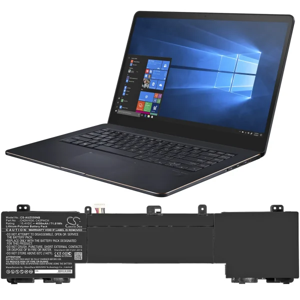 Asus ZenBook Pro UX550VE, UX550VD Series Replacement Battery 4650mAh / 71.61Wh - Image 4