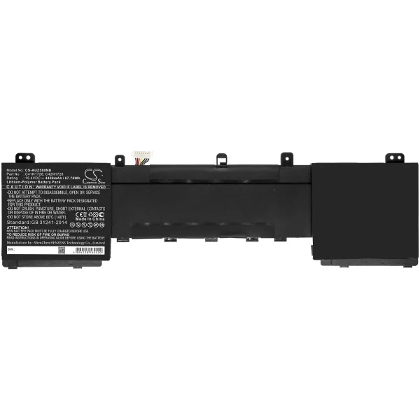 Asus ZenBook Pro 15 UX550GD, UX580GE, UX580GD, UX550GE Series Replacement Battery 4400mAh / 67.76Wh