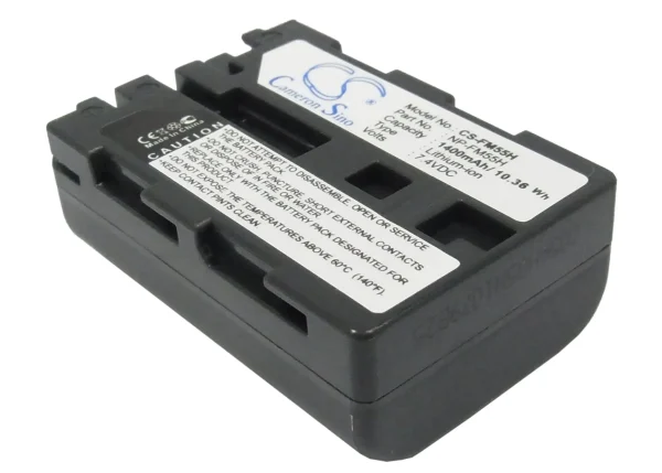 Sony DSLR-A100, DSLR-A100/B, DSLR-A100H, DSLR-A100K, DSLR-A100K/B, DSLR-A100W, DSLR-A100W/B Series Replacement Battery 1400mAh - Image 3