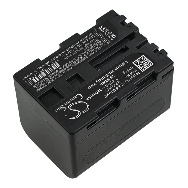 Sony CCD-TRV108, CCD-TRV118, CCD-TRV128, CCD-TRV138, CCD-TRV308, CCD-TRV318, CCD-TRV328, CCD-TRV338 Series Replacement Battery 3200mAh / 23.68Wh - Image 3