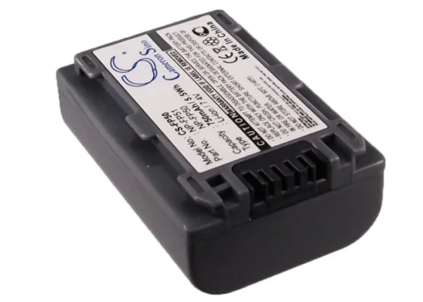 Sony DCR-30, DCR-DVD103, DCR-DVD105, DCR-DVD105E, DCR-DVD202E, DCR-DVD203, DCR-DVD203E, DCR-DVD205 Series Replacement Battery 750mAh - Image 2