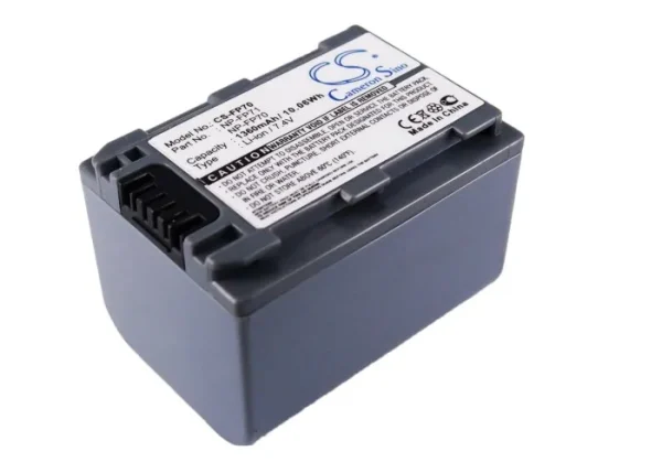 Sony DCR-DVD105, DCR-DVD105E, DCR-DVD203, DCR-DVD205, DCR-DVD205E, DCR-DVD305, DCR-DVD403, DCR-DVD404E Series Replacement Battery 1360mAh - Image 3