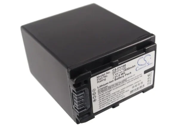 Sony DCR-SR100, DCR-SR300, DCR-SR60, DCR-SR62, DCR-SR68, DCR-SR68E, DCR-SR68E/S, DCR-SR68R Series Replacement Battery 2850mAh/21.10Wh - Image 6