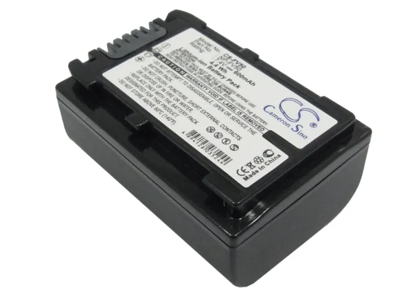 Sony DCR-DVD403, DCR-DVD505, DCR-HC23E, DCR-HC27, DCR-HC41, DCR-SR190E, DCR-SX31E, NEX-VG20EH Series Replacement Battery 600mAh - Image 2