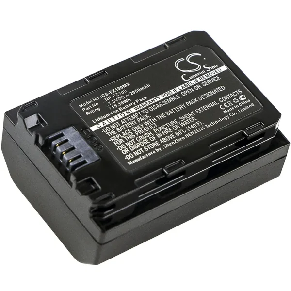 Sony A7 Mark 3, A7R Mark 3, Alpha a7 III, Alpha A7 Mark 3, Alpha a7R III, Alpha A9 Series Replacement Battery 2050mAh / 15.38Wh - Image 3