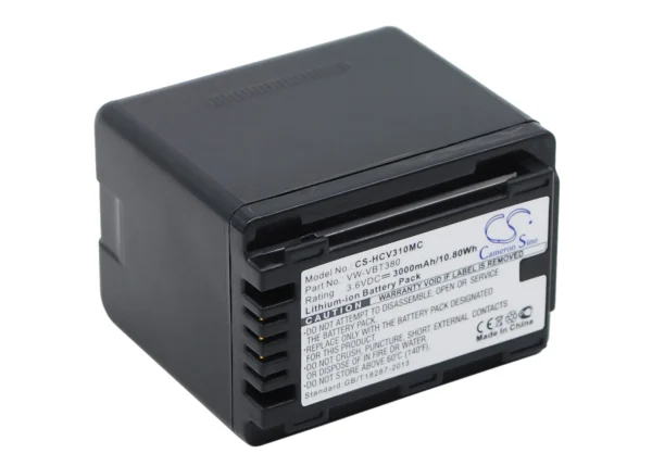 Panasonic HC-250EB, HC-550EB, HC-727EB, HC-750EB, HC-770EB, HC-989 Series Replacement Battery 3000mAh / 10.80Wh - Image 4