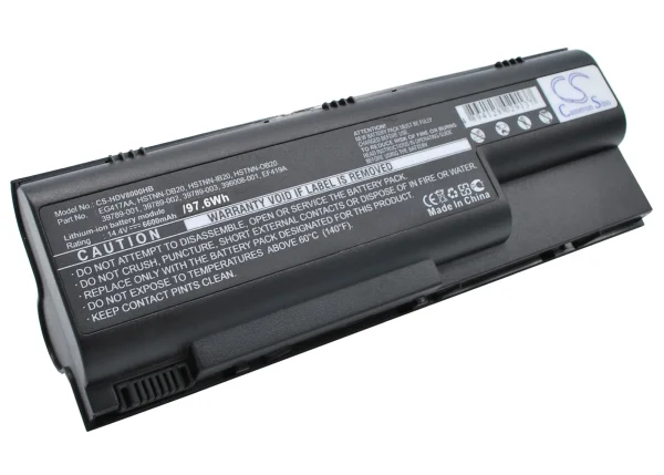 HP Pavilion dv8000 Series Replacement Battery 6600mAh / 95.04Wh - Image 5