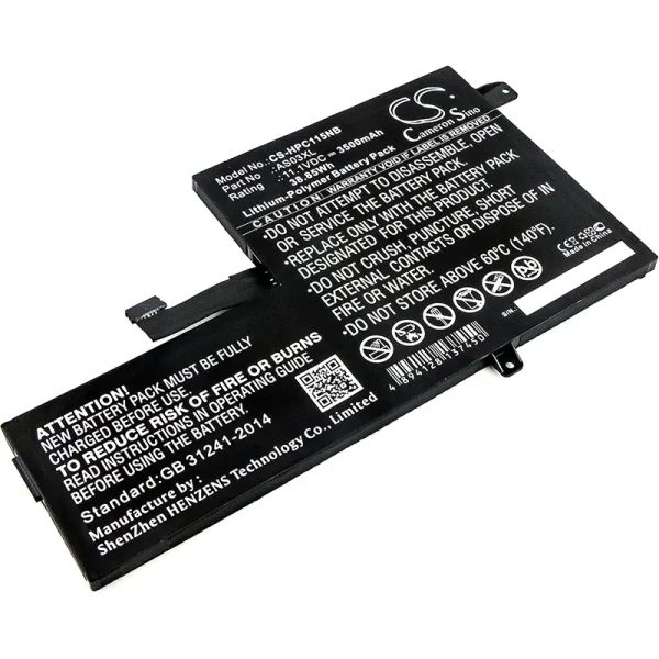 HP 1BS76UT, 1FX82UT#ABA, 1FX83UT#ABA, Chromebook 11 G5 EE, Y4P07AV, Y4P07AV_MB Replacement Battery 3500mAh / 38.85Wh - Image 4