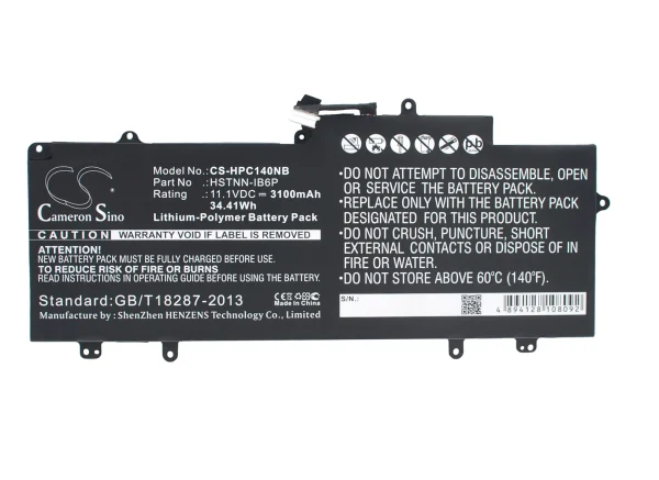 HP Chromebook CD570M, 14-x000, Stream 14-z000 Series Replacement Battery 3100mAh / 34.41Wh