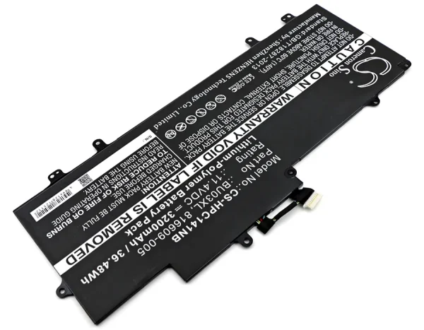 HP Chromebook 14 G4, Chromebook 14-AK000 Series Replacement Battery 3200mAh / 36.48Wh - Image 3