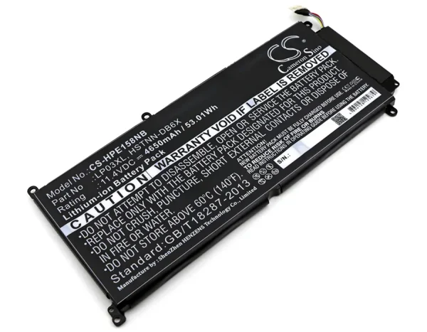 HP Envy 14-J000, Envy 15-AE000, Envy 15-AH000 Series Replacement Battery 4650mAh / 53.01Wh - Image 2