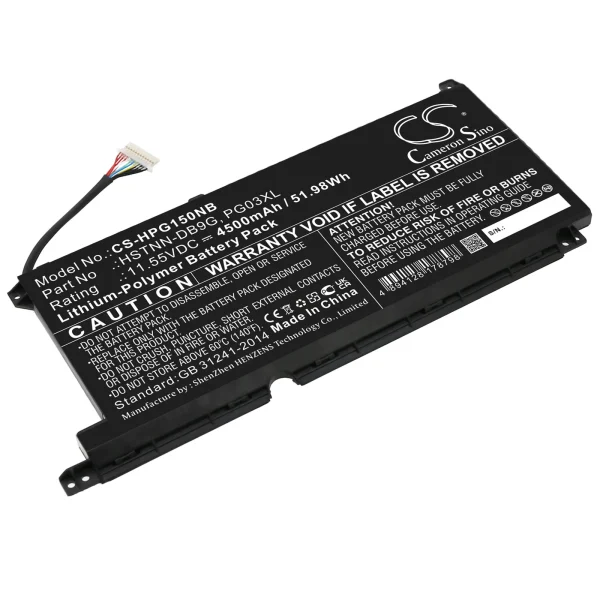 HP Pavilion Gaming 15-DK0000, Pavilion Gaming 16-A0000 Series Replacement Battery 4500mAh / 51.98Wh - Image 5