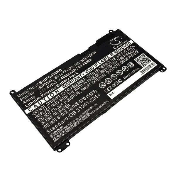 HP Probook 430 G5, 440, 470, G4, Zhan66 Replacement Battery 4000mAh / 45.60Wh - Image 2