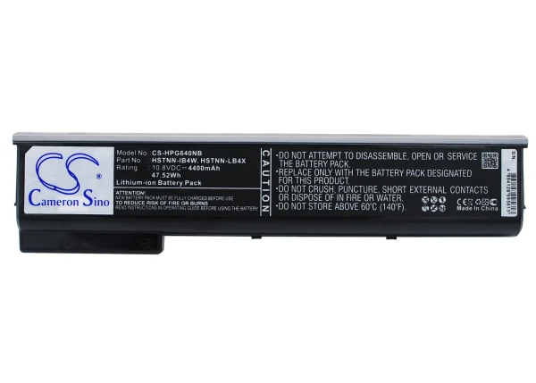 HP ProBook 640, ProBook 645, ProBook 650, ProBook 655 Series Replacement Battery 4400mAh / 47.52Wh