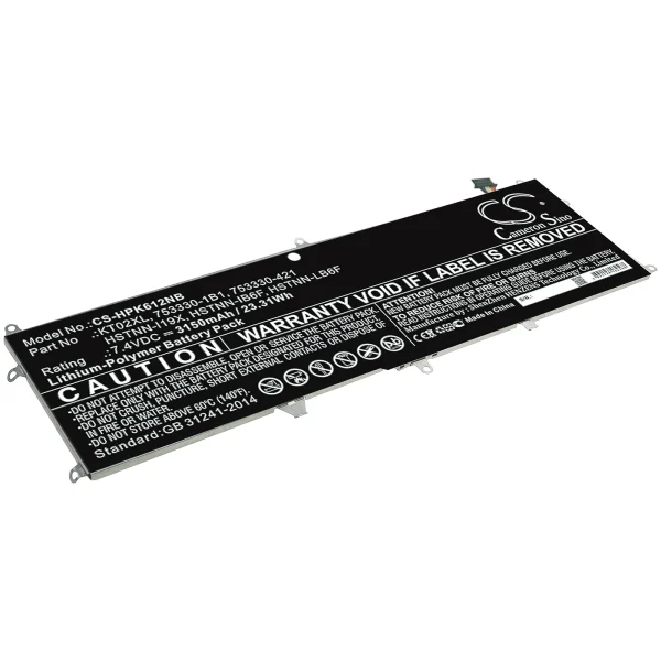 HP Pro X2 612 G1 Keyboard Replacement Battery 3150mAh / 23.31Wh - Image 4