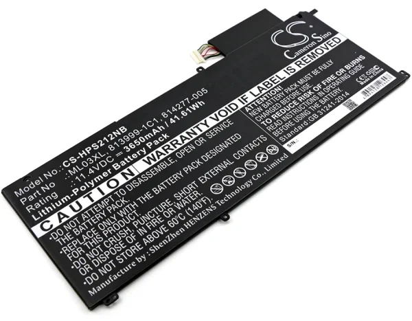 HP Spectre X2 12-A000 Series Replacement Battery 3650mAh / 41.61Wh - Image 4