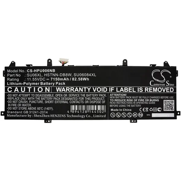 HP Spectre X360 15-DF0000 Series Replacement Battery 7150mAh / 82.58Wh