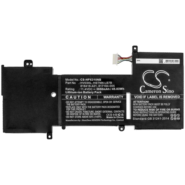 HP X360 310 G2 Replacement Battery 3950mAh / 45.03Wh