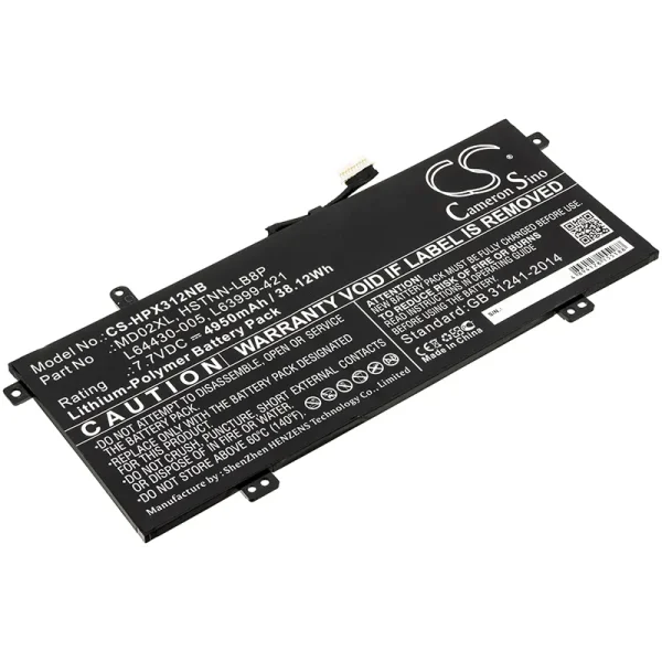 HP Chromebook X360 12B Series Replacement Battery 4950mAh / 38.12Wh - Image 2