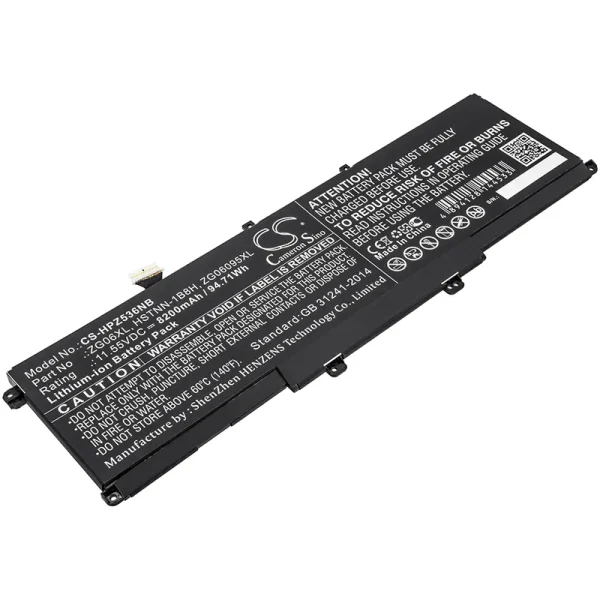 HP ZBook Studio G5, ZBook Studio x360 G5 Series Replacement Battery 8200mAh / 94.71Wh - Image 3