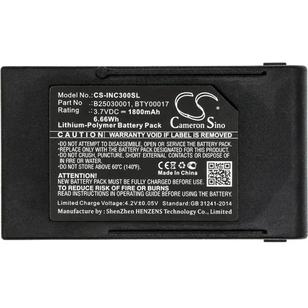 Ingenico DB Cox3 Replacement Battery 1800mAh / 6.66Wh