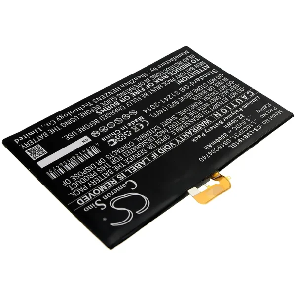 Lenovo Yoga Book YB1, YB1-X90F, X91L Series Replacement Battery 8500mAh / 32.30Wh - Image 2