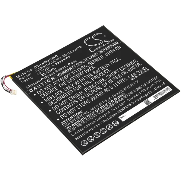 Lenovo Miix 300, MIIX 300-10IBY, Miix 310, MIIX 310 10ICR Series Replacement Battery 6900mAh / 25.53Wh - Image 3