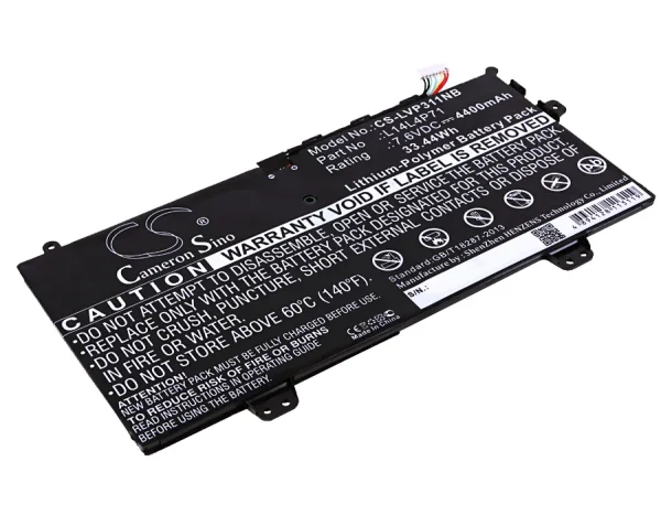 Lenovo 80J80021US, For Yoga 3 11, For Yoga 3 11 80J8, For Yoga 3 11 Convertible Series Replacement Battery 4400mAh / 33.44Wh - Image 4