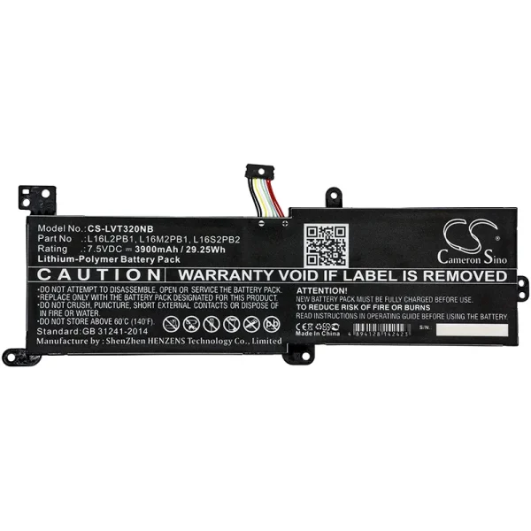 Lenovo 130-14AST, 320-14AST, 320-14IAP, 320-14IKB Series Replacement Battery 3900mAh / 29.25Wh