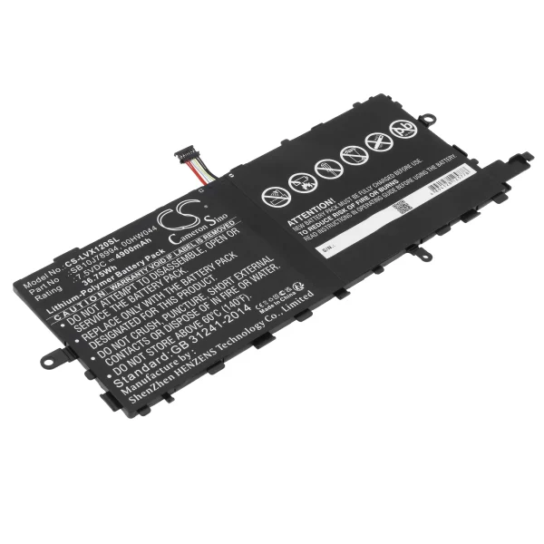 Lenovo ThinkPad X1 (20GGA00F00), ThinkPad X1 Tablet, ThinkPad X1 Tablet Gen 2, X1 Tablet (20GGA00K00), X1 Tablet (20GGA00L00), X1 Tablet (20GGA00N00) Replacement Battery 4900mAh / 36.75Wh - Image 2