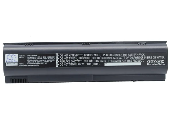 HP Pavilion dv1000, dv4000, ZE2000, ZE2100 Series Replacement Battery 4400mAh