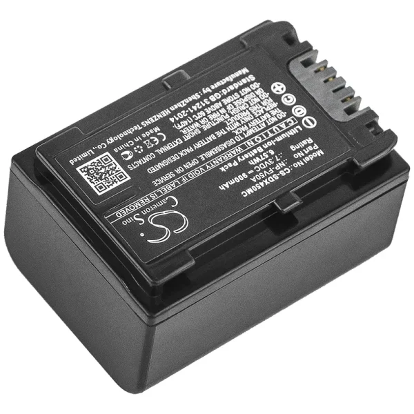 Sony FDR-AX33, FDR-AX40, FDR-AX45, FDR-AX53, FDR-AX60, FDR-AX700 Series Replacement Battery 900mAh / 6.57Wh - Image 3