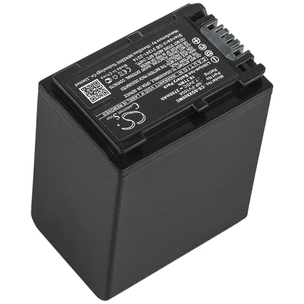 Sony FDR-AX33, FDR-AX40, FDR-AX45, FDR-AX53, FDR-AX60, FDR-AX700 Series Replacement Battery 2700mAh / 19.71Wh - Image 4