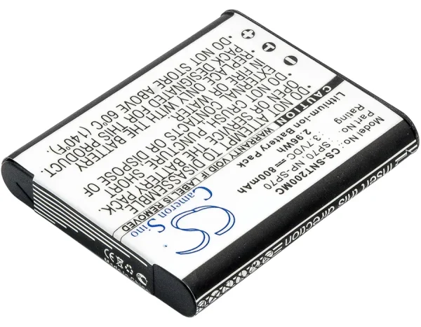 Sony Bloggie Duo, Bloggie MHS-FS2, Bloggie MHS-FS2/V, Bloggie MHS-FS2K, Bloggie MHS-FS3, Bloggie MHS-TS10 Series Replacement Battery 800mAh / 2.96Wh - Image 2